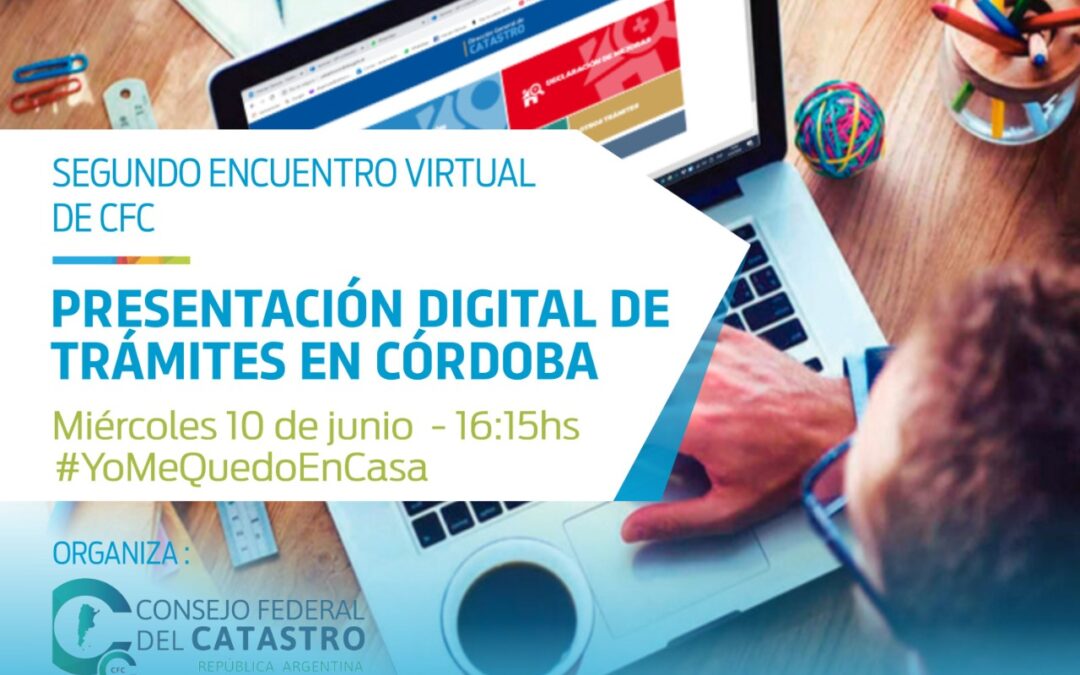 Encuentro virtual CFC- FADA. Presentación digital de trabajos de agrimensura en Córdoba